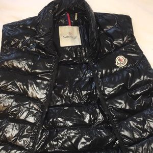 Moncler authentic black vest size 1 (small)